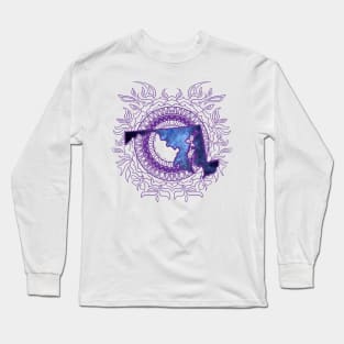 Maryland Mandala Long Sleeve T-Shirt